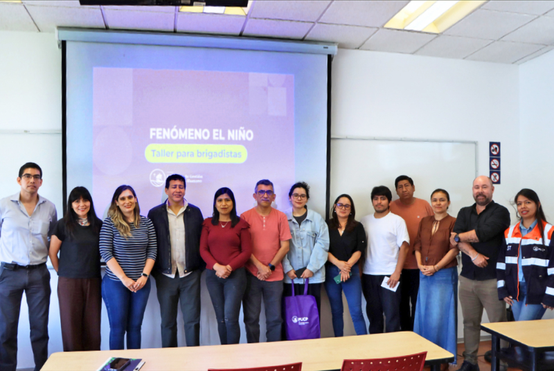 Brigadistas administrativos PUCP fortalecen su preparación ante el Fenómeno El Niño