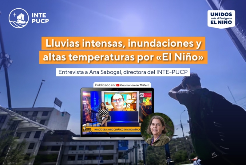 Entrevista a la Dra. Ana Sabogal del Instituto de la Naturaleza, Tierra y Energía (INTE-PUCP) para Geomundo por TVPerú Noticias
